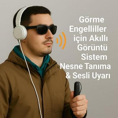 YOLOv8 ve OpenCV ile calisan SmartVisionAssist uygulamasinin nesne algilama ekrani